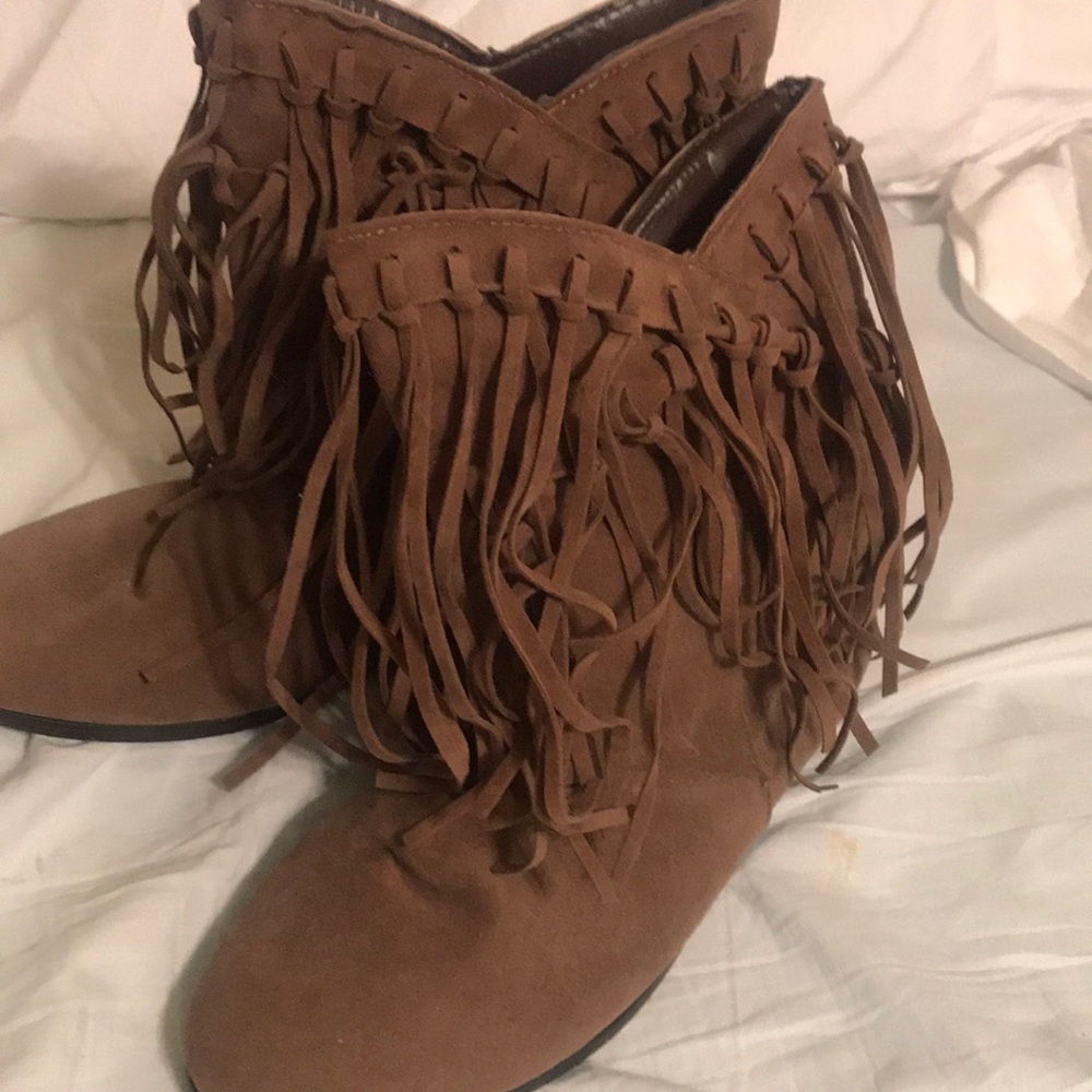 Fringe Booties
